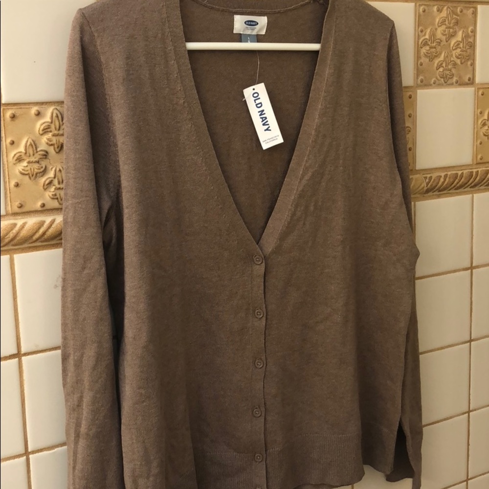 Tan Old Navy Cardigan